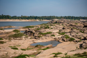 THAILAND UBON RATCHATHANI KHONG CHIAM MEKONG RIVER