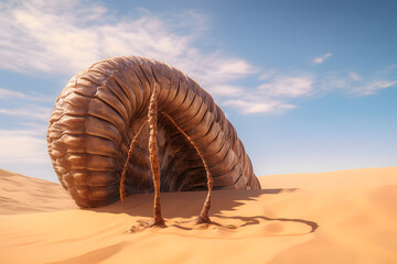 Massive Sandworm, massive worm, sandworm, desert sandworm