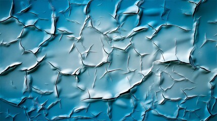 Cracked Paint Texture on Smooth Surface
