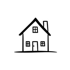 Cartoon House Logo Design