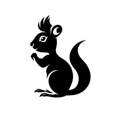 European Squirrel Logo Design