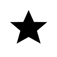 Five point star Logo Design - obrazy, fototapety, plakaty