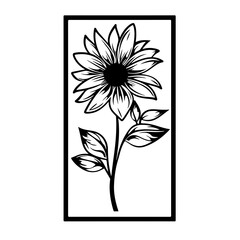Flower Frame Logo Design