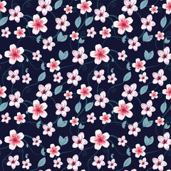 seamless pattern with flowers