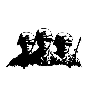 Marines Platoon Logo Design