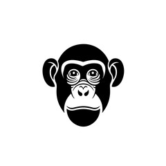 Monkey Face Logo Design