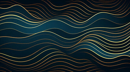 Line wave pattern on background