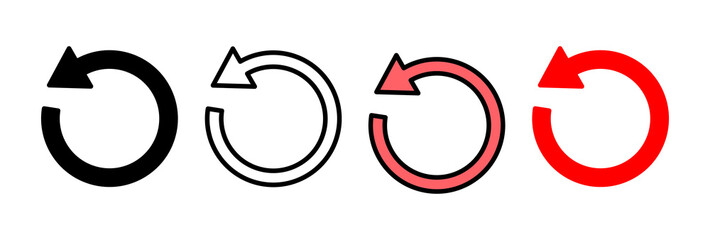 Refresh icon vector illustration. Reload sign and symbol. Update icon.