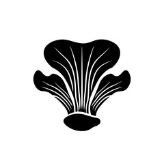 Oyster Mushroom Logo Design - obrazy, fototapety, plakaty