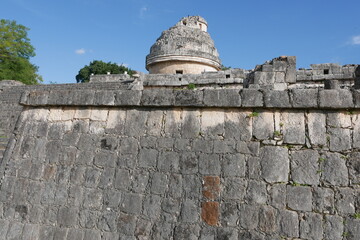 Maya Ruinen in Chichén Itzá in Mexiko auf Yucatán
