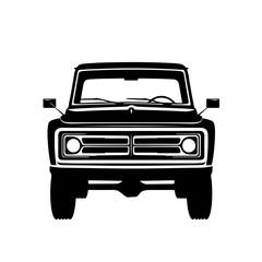 Pickup Truck Front Logo Design
