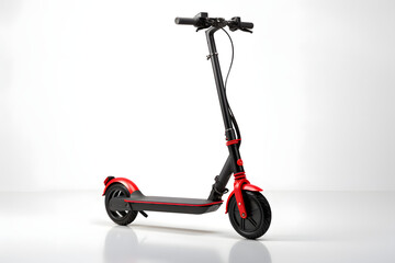 product photo of a electric scooter, e scooter photo, driving with  a E-Scooter