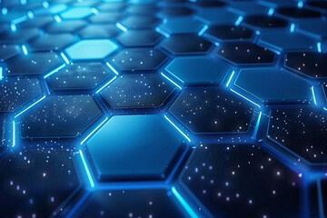 Internet and digital space background material, Generative AI