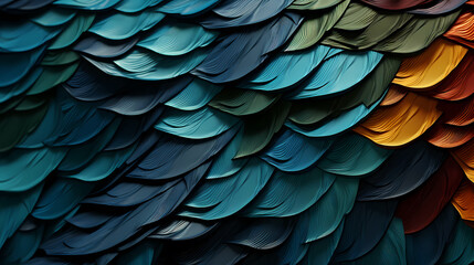 Obraz premium Iridescent scales texture