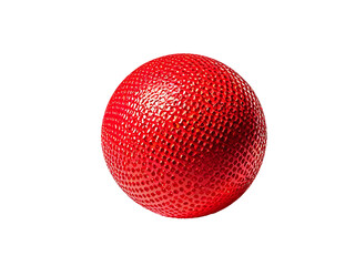 red ball isolated on transparent background
