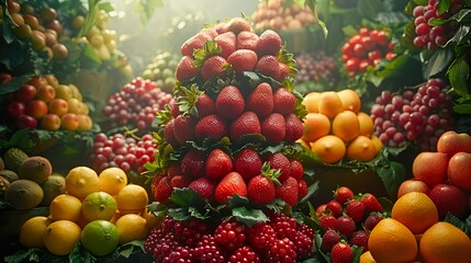 Obraz na płótnie Canvas fruit paradise 
