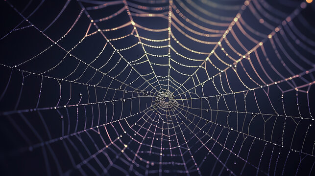 Close-up of spider web