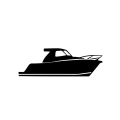 Motor Boat Style Vector Logo