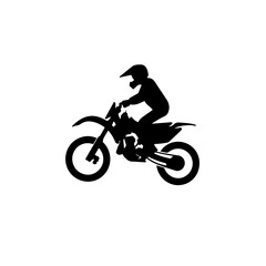 Obraz na płótnie Canvas Motorcross Vector Logo