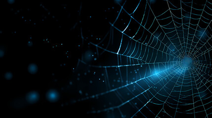 Obraz premium Close-up of spider web