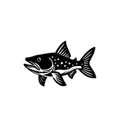 Pike Fish Vector Logo