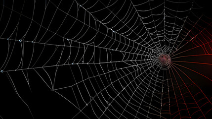 Fototapeta premium Close-up of spider web