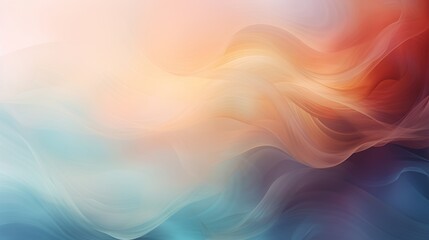 Obraz premium Abstract artwork with smooth, flowing waves of color