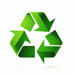 Obraz premium Green Recycle Icon, Green Recycling Symbol, Recycling Symbol, Green Recycle Sign, Green Recycling Icon, Green Recycle Symbol, Green Arrows in a Loop