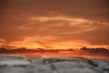 sunset fire