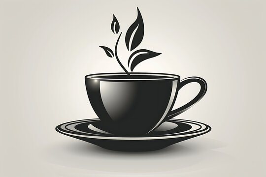 coffee cup icon or poster for coffee shop design
