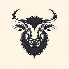 bull head logo
