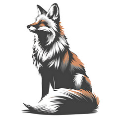 Obraz premium fox logos or icons or poster 