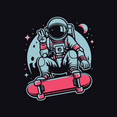 illustration of a astronout  