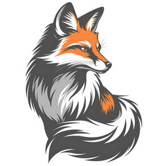 Obraz premium fox logos or icons or poster 
