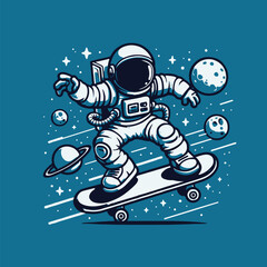 Obraz premium astronaut in space