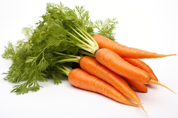 Carrot, vegetable , white background.