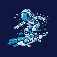 robot and space