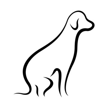 Dog Vector Logo Design Template