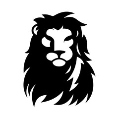 Lion Head Vector Logo Design Template