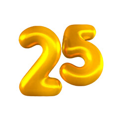  3d golden text bubble