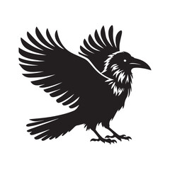 Fototapeta premium crow silhouette