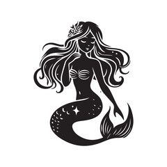 mermaid silhouette