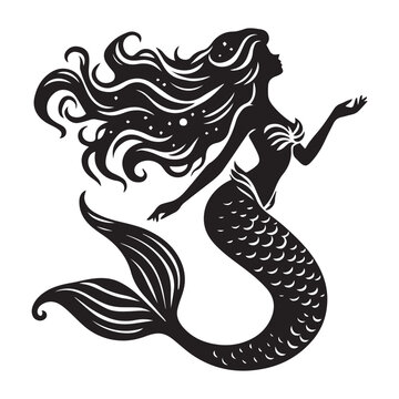 mermaid silhouette