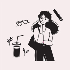 person with a glass of water