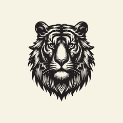 lion head silhouette