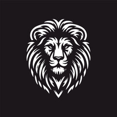 lion head silhouette