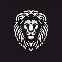 lion head silhouette