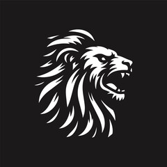 lion head silhouette