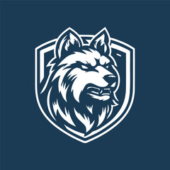 wolf head mascot