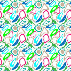 seamless pattern with people